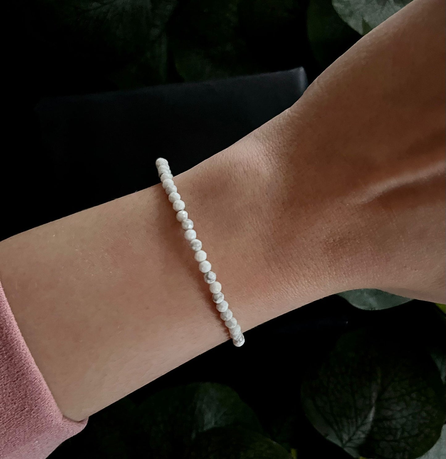 Howlith Armband mit Verschluss