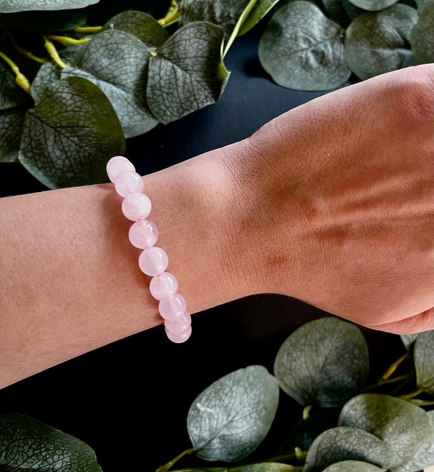 Rosenquarz Armband