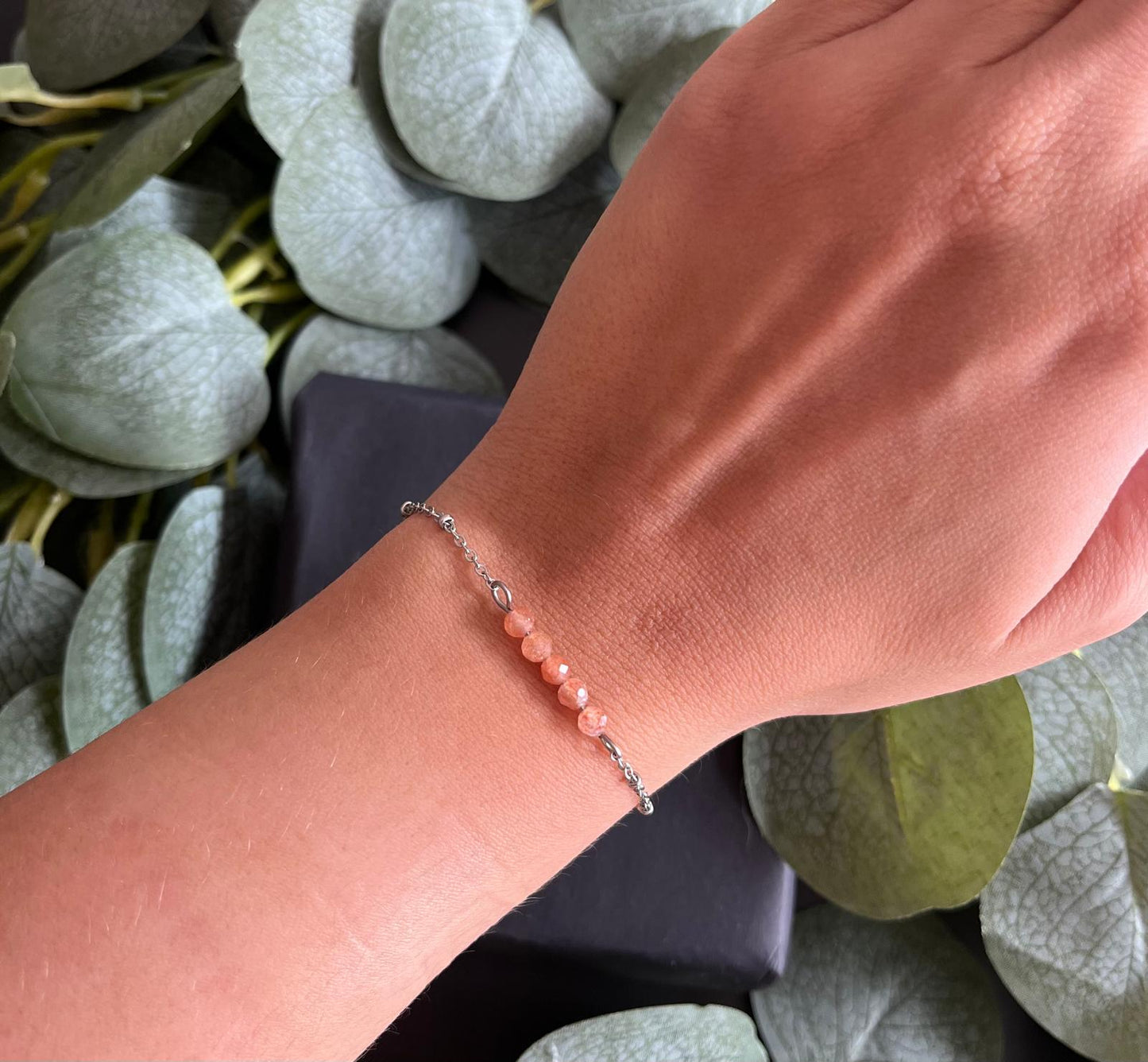 Sonnenstein Armband mit Verschluss