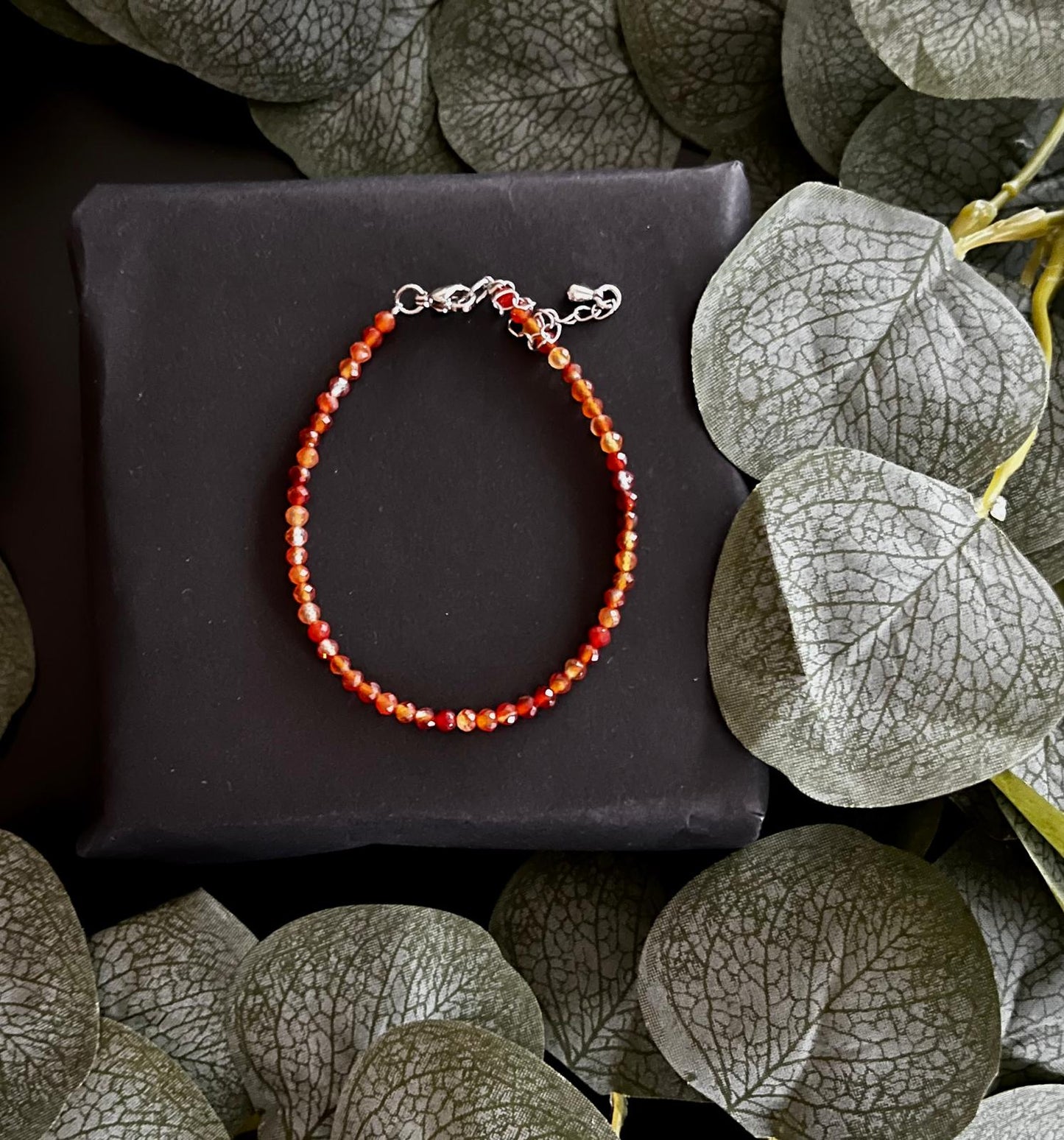 Karneol Armband mit Verschluss