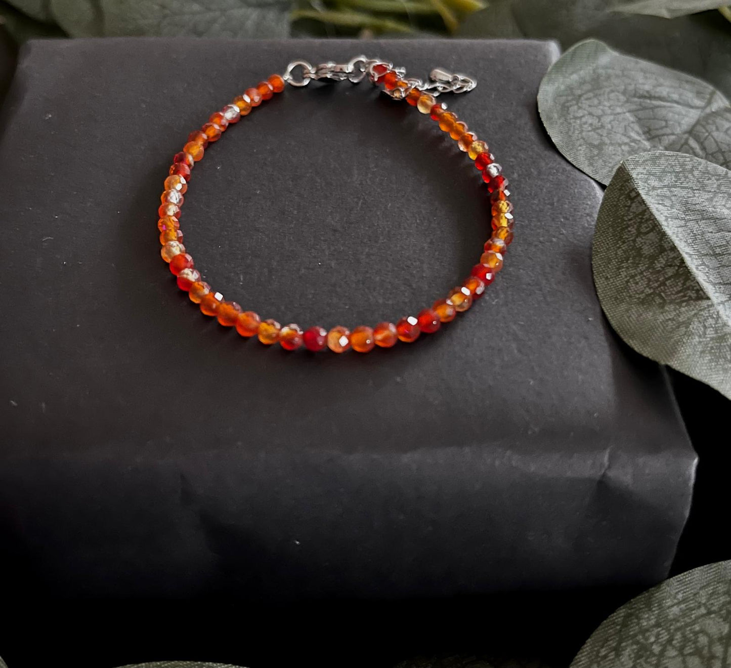 Karneol Armband mit Verschluss