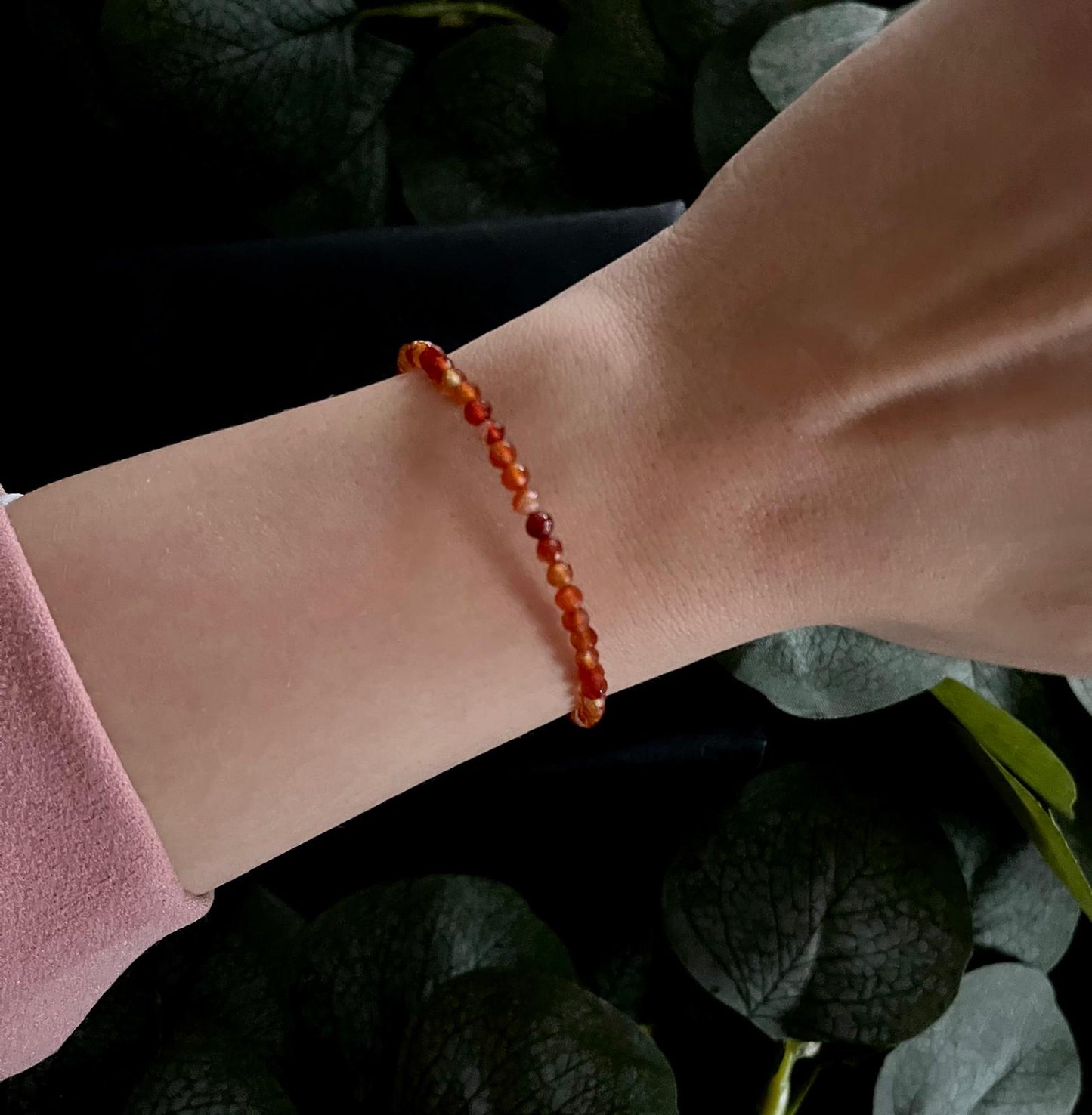 Karneol Armband mit Verschluss
