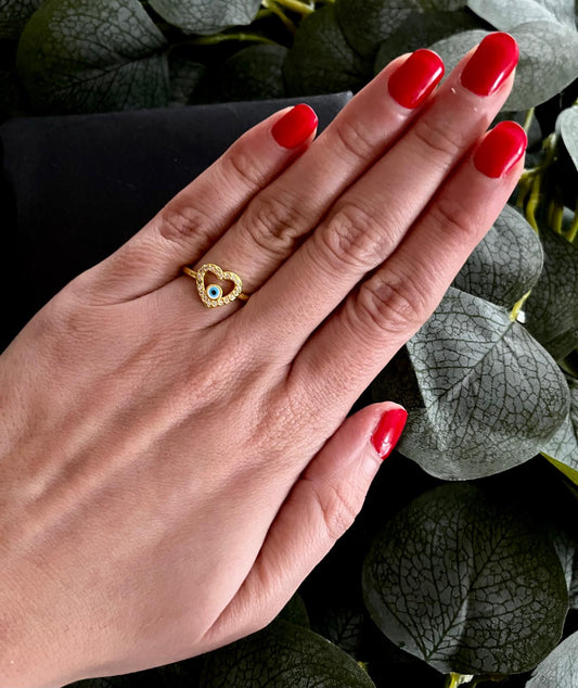 Evil Eye Herzring