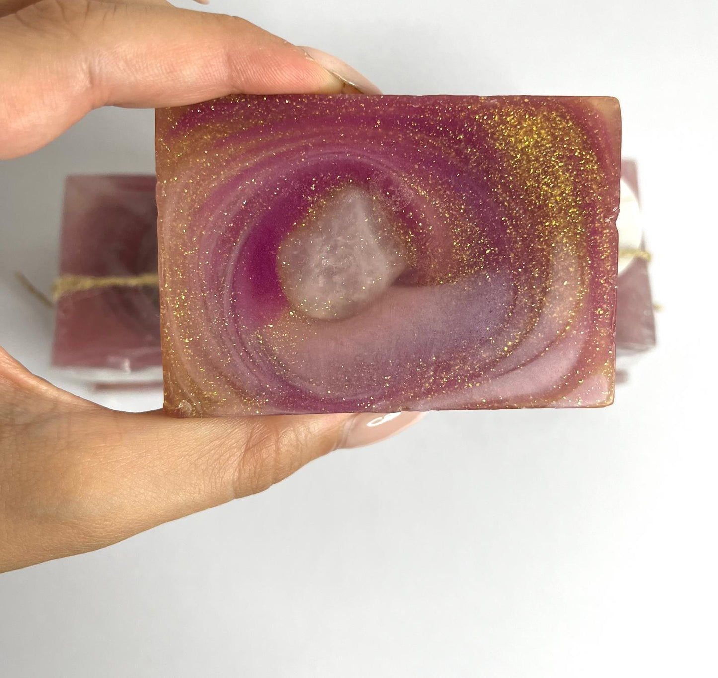 Rosenquarz Crystal Soap