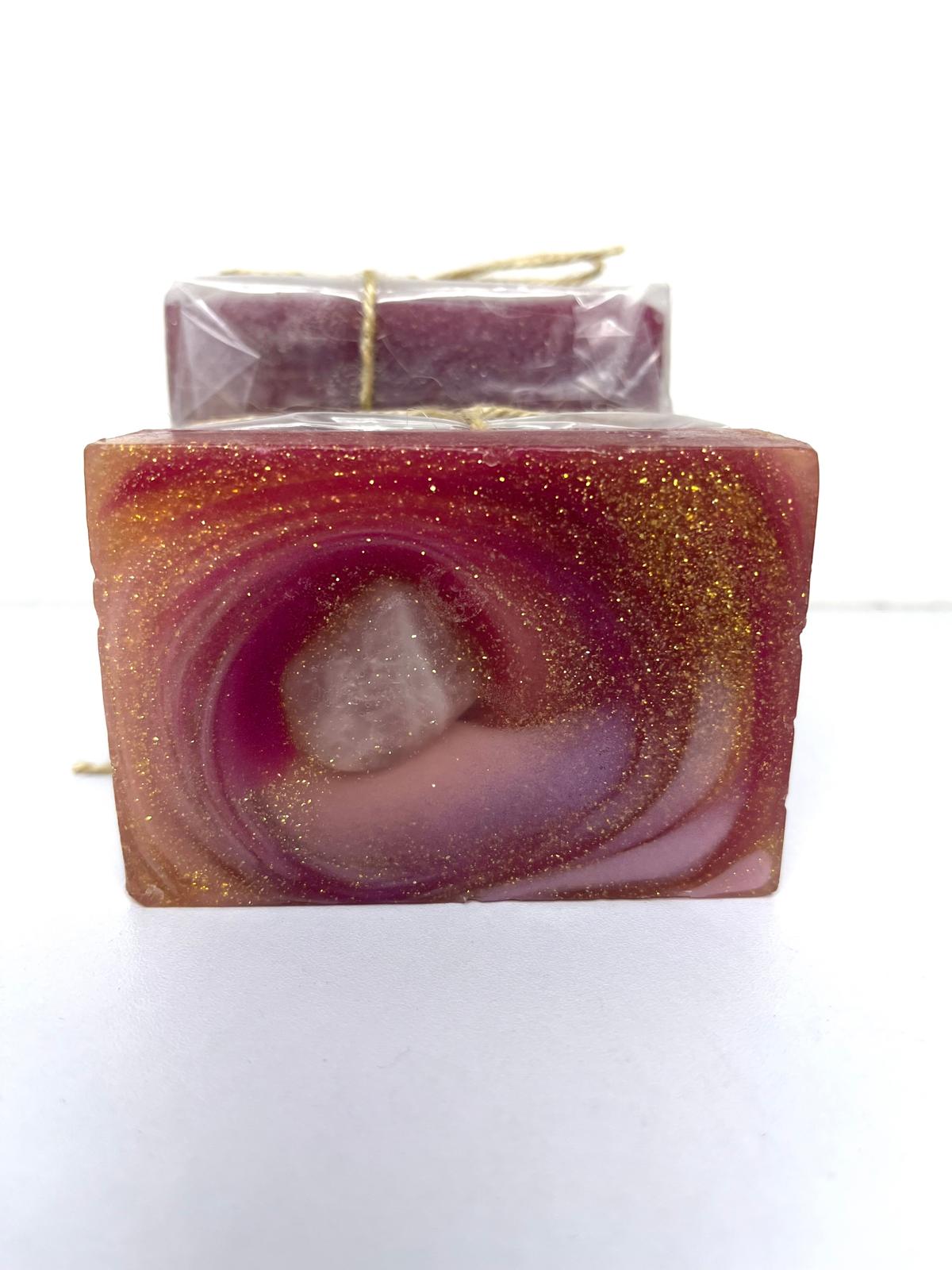 Rosenquarz Crystal Soap