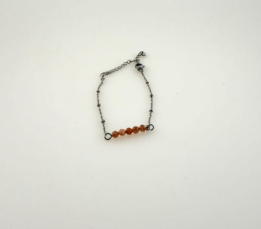 Sonnenstein Armband mit Verschluss