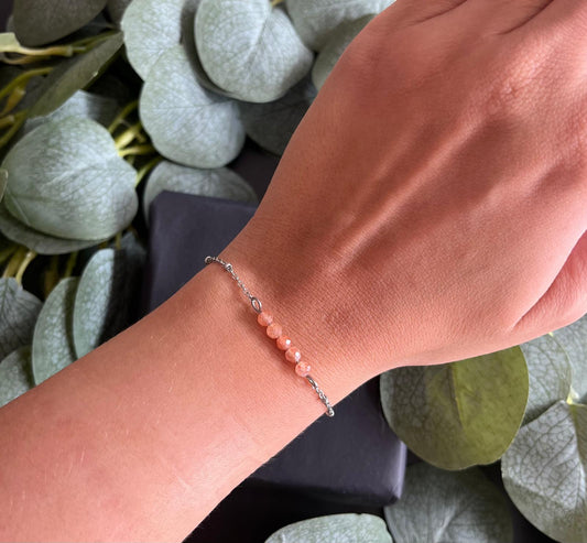 Sonnenstein Armband mit Verschluss