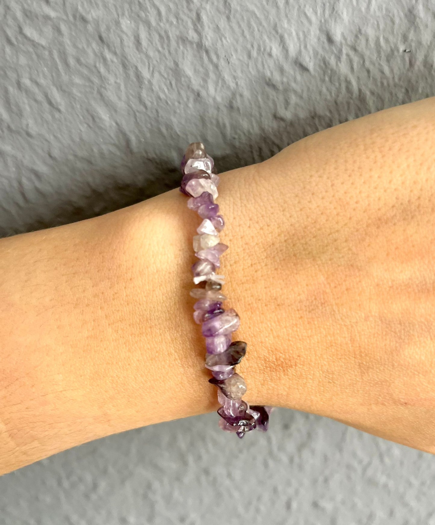 THIRD EYE -Amethyst Splitterarmband