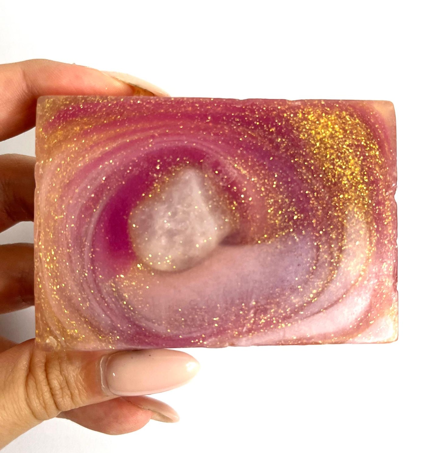 Rosenquarz Crystal Soap